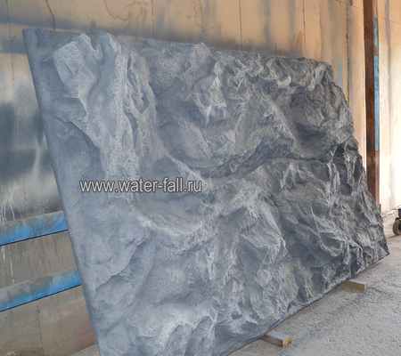 Скальная стеновая панель (панно) из искусственного камня. Размеры: 3,095м х 1,94м. г. Калуга -2020г. Арт. ОС-005